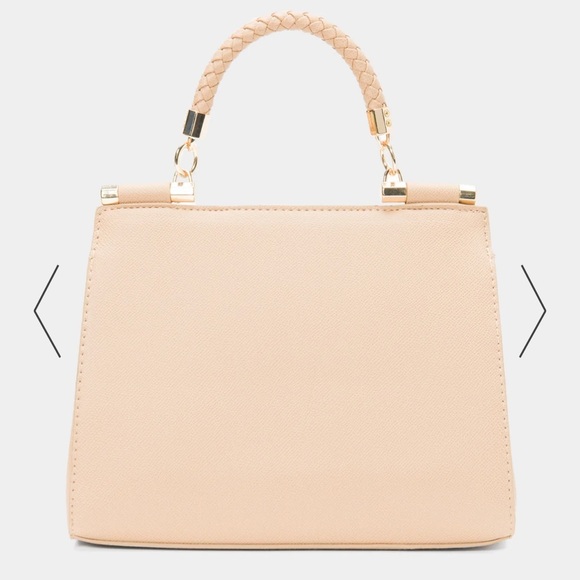BEBE Top handle satchel beige - Picture 3 of 5